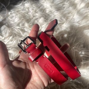 NWT Vintage Leather Coach Belt